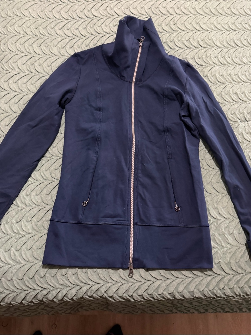 lululemon athletica Navy Full-Zip Utility Jacket